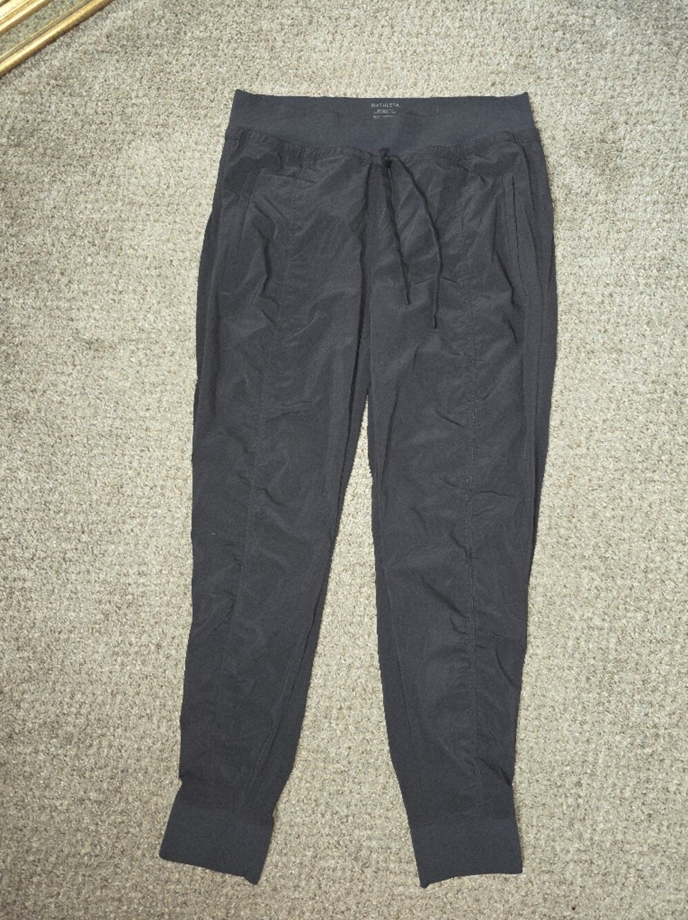 Athleta Dark Grey Attitude Pant Joggers Size 12